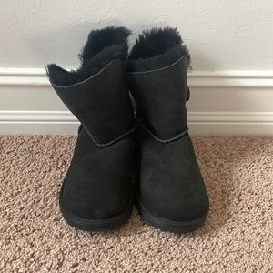 Girls black UGG boots